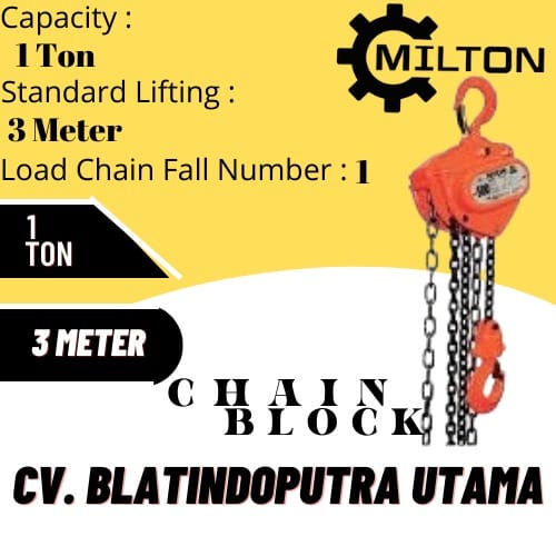 Jual Chain Block 1-5 Ton CV.Blatindoputra Utama Tangerang