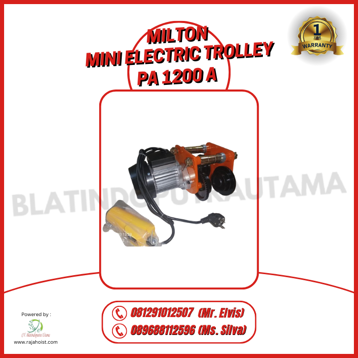 Mini Electric Trolley 1200 A